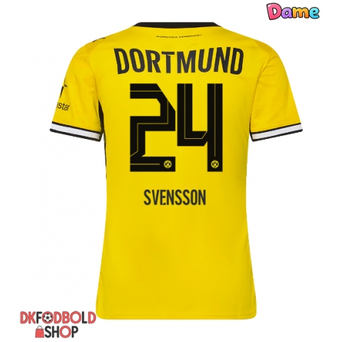 Borussia Dortmund Daniel Svensson #24 Hjemmebanetrøje Dame 2026-27 Kort ærmer